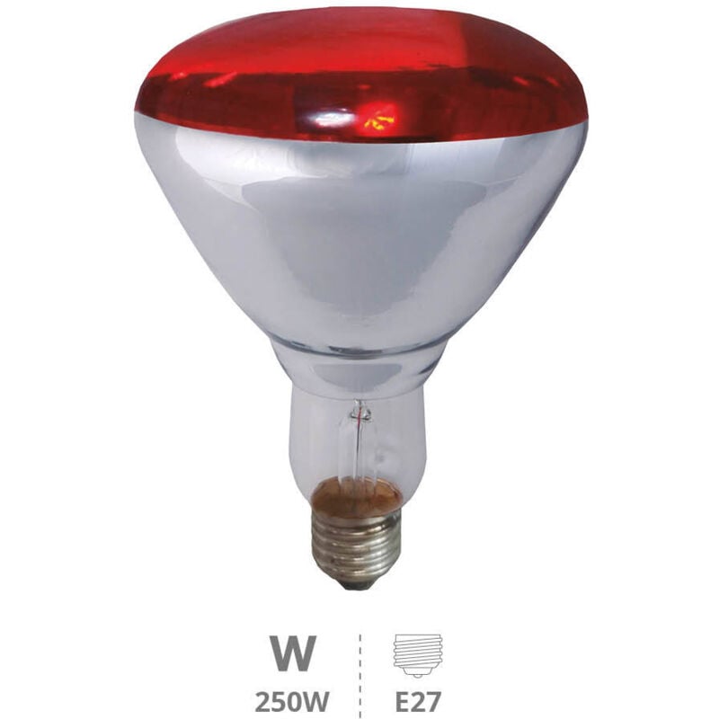 Ampoule infrarouge Ø125mm E27 Max. 250W