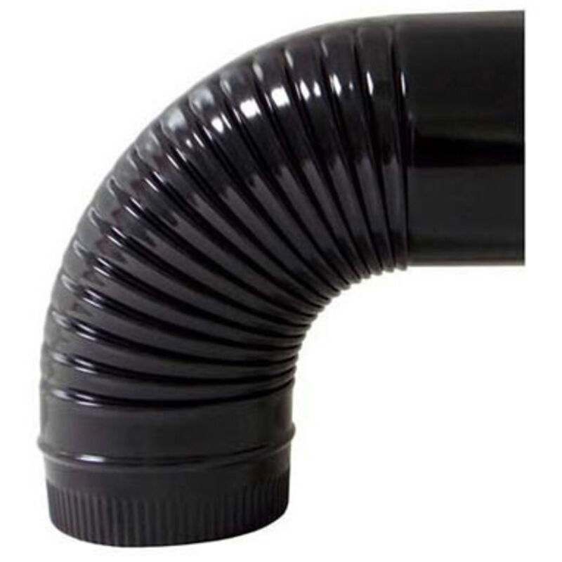 Coudé En Acier Pour Conduit De Cheminée - Diamètre 50 Mm - Pour Poêle, Barbecue, Ventilation