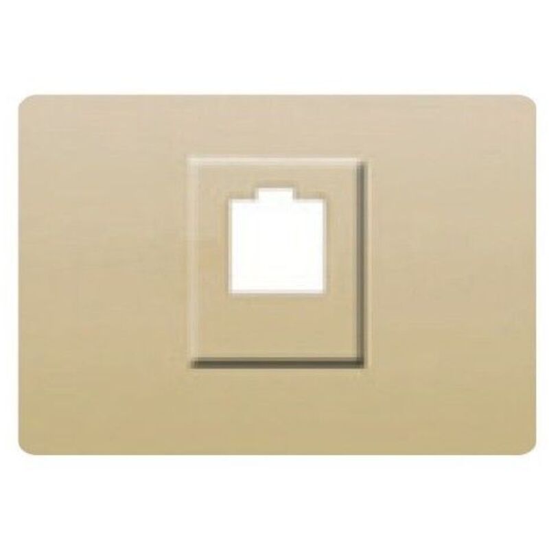 Cache femelle RJ11 ou RJ45 GOLDEN PEARL BJC Coral 21795-DP