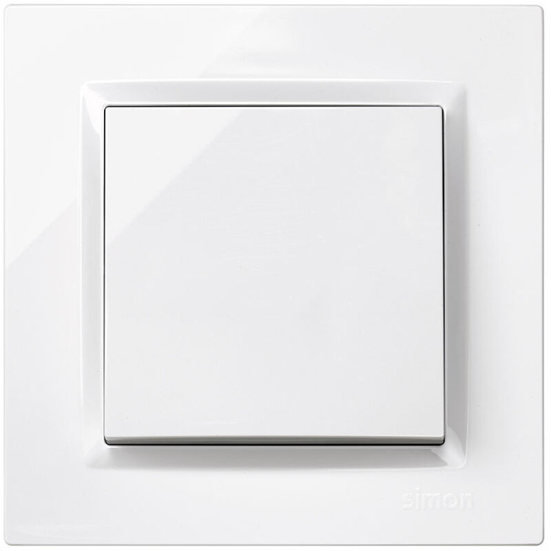 Kontakt Simon Bouton-poussoir Individuel 10AX 250V Blanc (WMUL-0P0xxx-1011