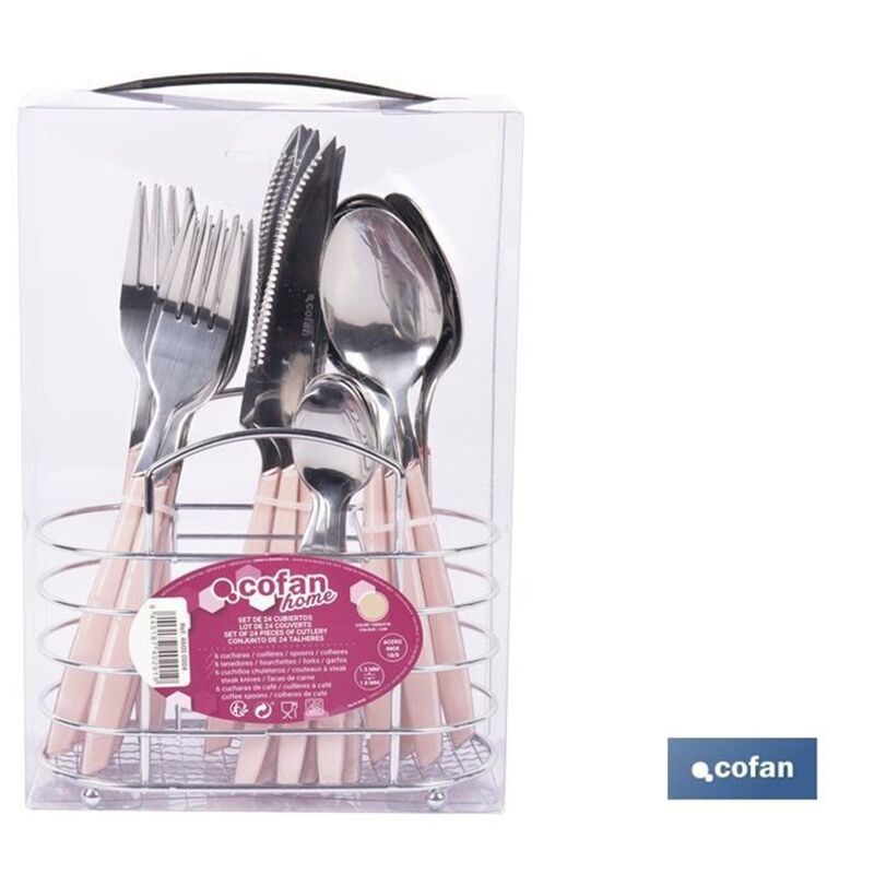 Lot De 24 Couverts Inox - Fourchettes, Cuillères, Couteaux - Occasion