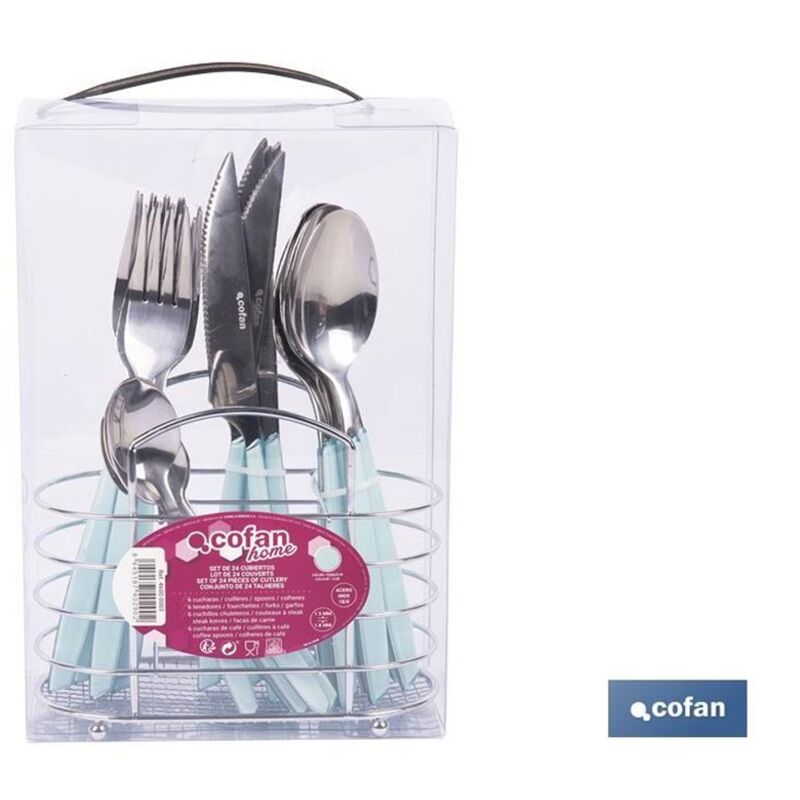Lot De 24 Couverts Inox - Fourchettes, Cuillères, Couteaux - Occasion