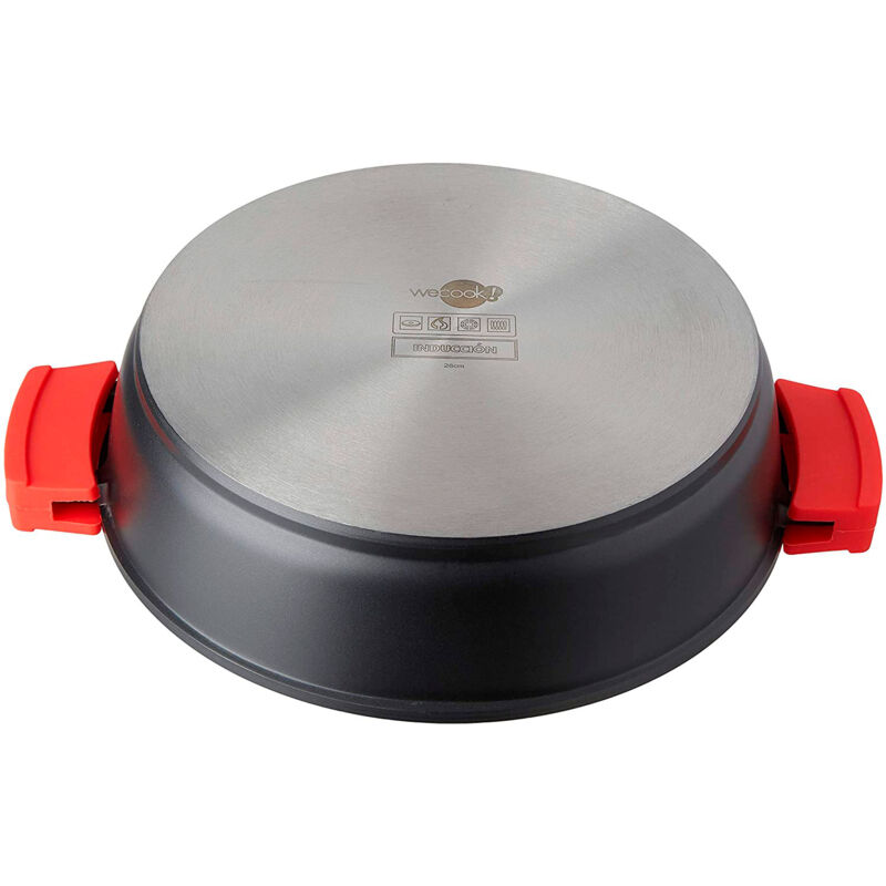 Marmite En Inox 18/10 Wecook! - 2.5L, 16 Cm, Compatible Induction - Avec échelle De Mesure Intégrée