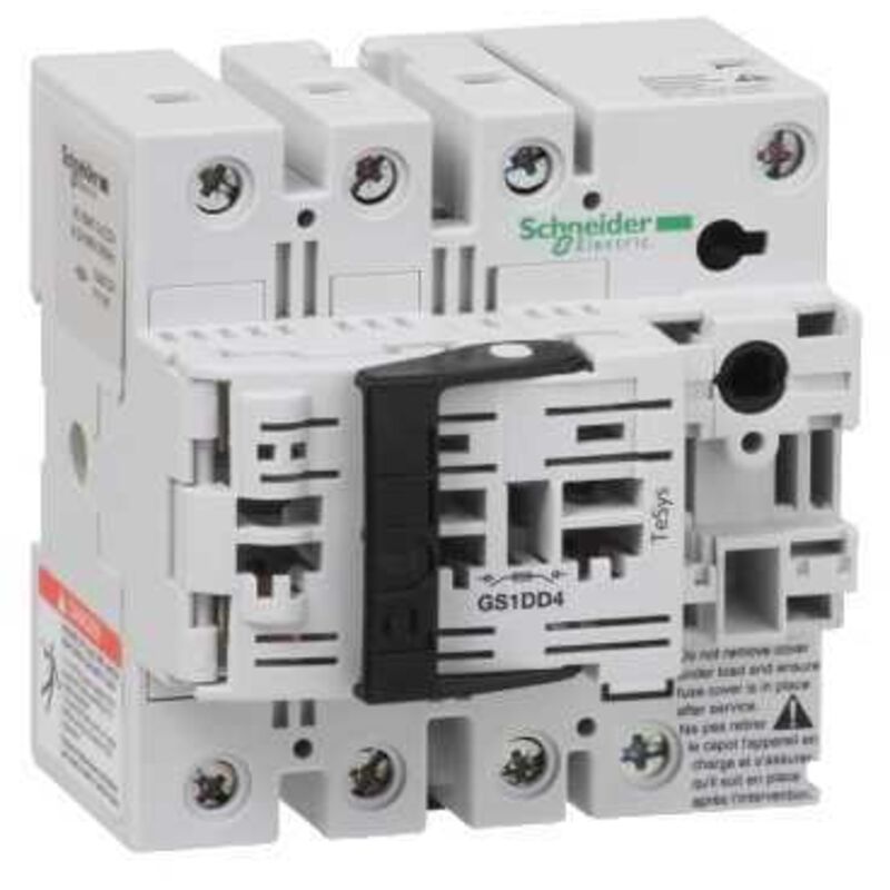 Bloc de base interrupteur-sectionneur à fusibles GS1 4P 4F - DIN - 400A Schneider Automation