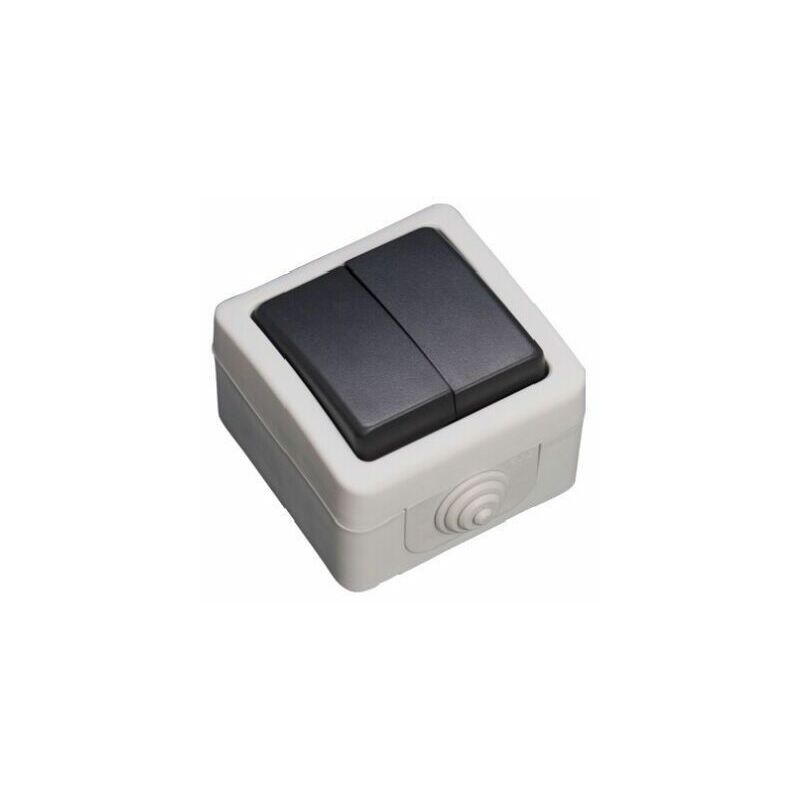 Interrupteur étanche double IP44 GSC 1200502