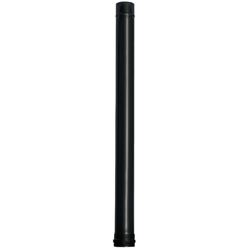Coude De Poêle WOLFPACK 100mm 90° Noir Vitrifié - Conduit De Fumée Pour Cheminée