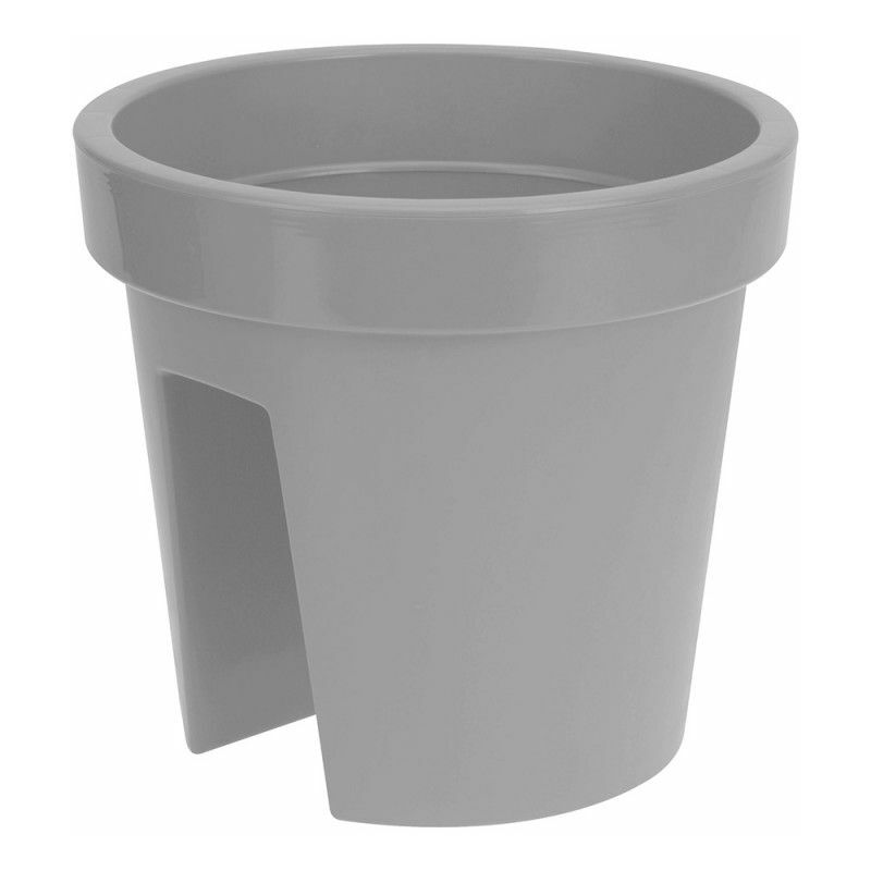 Pot d'injection gris pour balcons Ø28cm