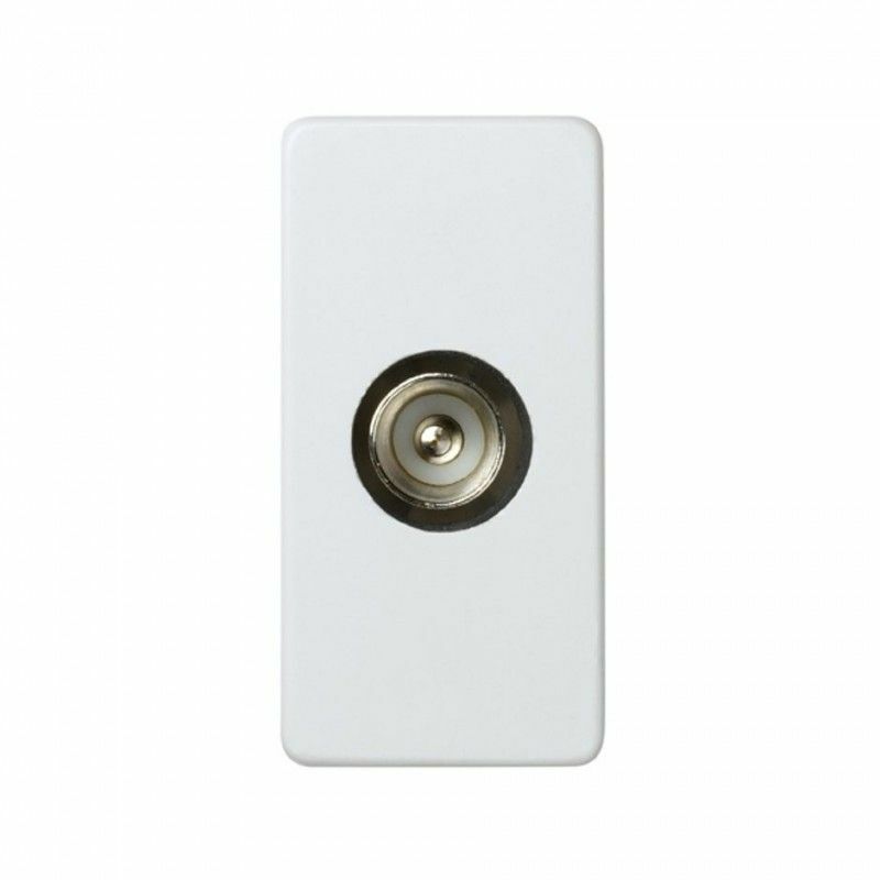 SIMON 27475 – 34 Presa TV Semplice, Colore Bianco Neve