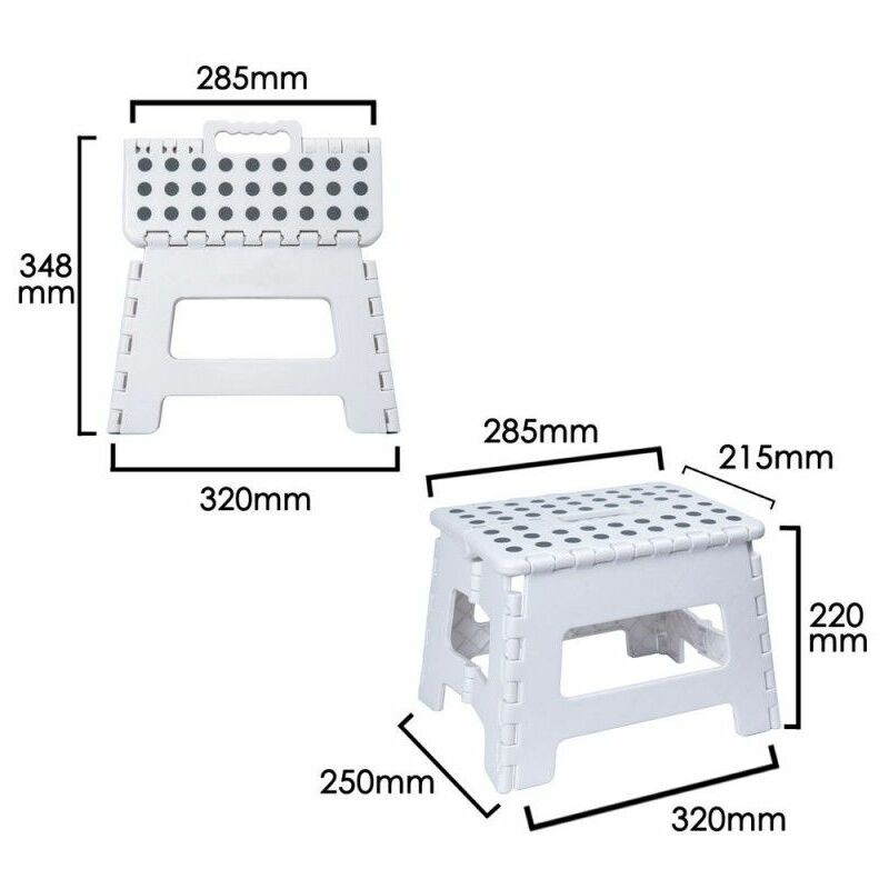 Tabouret pliant Medium 33,3x26,5x26,9cm 7house