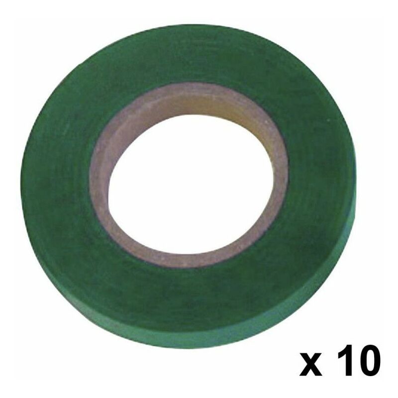 Ruban de reliure 11 x 0,15 mm. x 26 mètres Vert (Pack 10 Rouleaux)