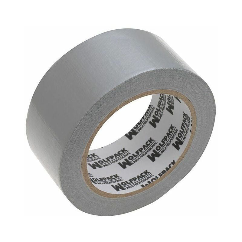 Ruban adhésif en tissu - Pattex Power Tape - résistant à l'eau - 50 m x 50  mm - argenté - Conditionnement 12 pièces - Prix par conditionnement
