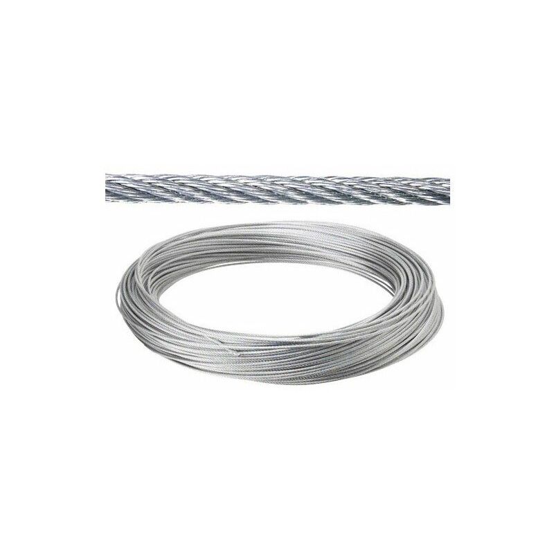 Câble métallique souple en acier inoxydable, 5 mètres, 1mm, 1.2mm