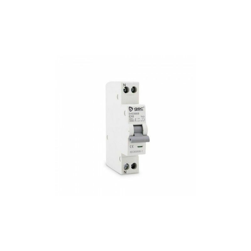 Disjoncteur étroit DPN 1P + N 10A GSC 0403669