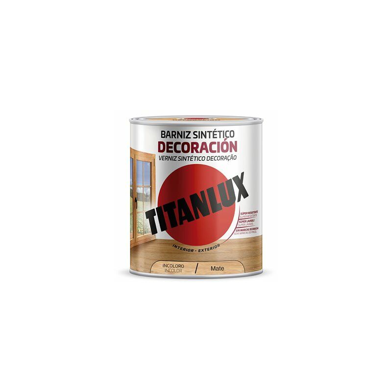 Vernis Synthétique Décoration Mat InColoro 4L Titanlux