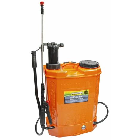 Sulfatadora Electrica A Bateria Doble Uso Bateria o Manual, Bateria Recargable 12 V / 8 Amperios (1/3)