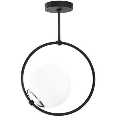 Lustre Plafonnier Fer Forgé Feuilles – 1 Lumière, Multicolore, IP44, Neuf