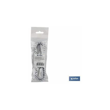 Blister Spécial Poulpe Rond 8 mm 1 Mts blanc