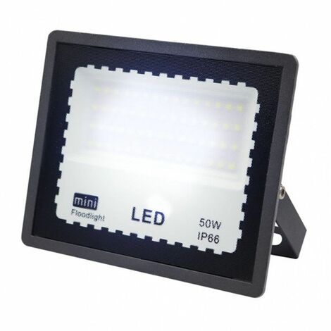 projecteur zircon 50w 6500k black 5000lm 13,2x16,2x2,3 cm ip65 (1/2)