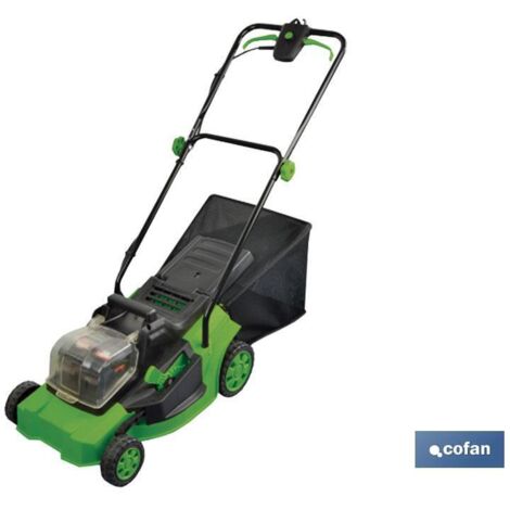 Tondeuse à Gazon Électrique Avec Roues 36v 3200 Rpm 5 Positions De Coupe (1/5)