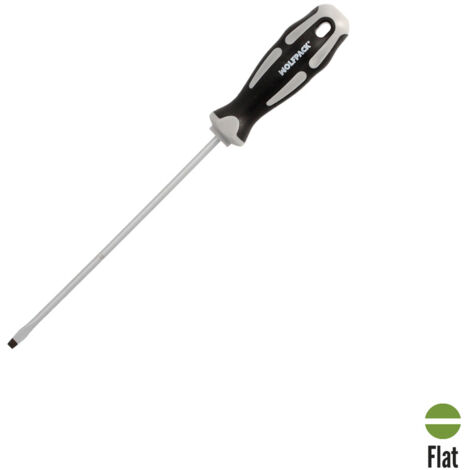Tournevis plat estampé en acier S2 - 0,8 x Ø 4,0 x 150 mm (1/5)
