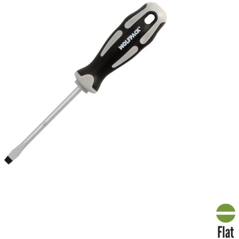 Tournevis plat embouti en acier S2 - 1,2 x Ø 6,5 x 100 mm (1/5)