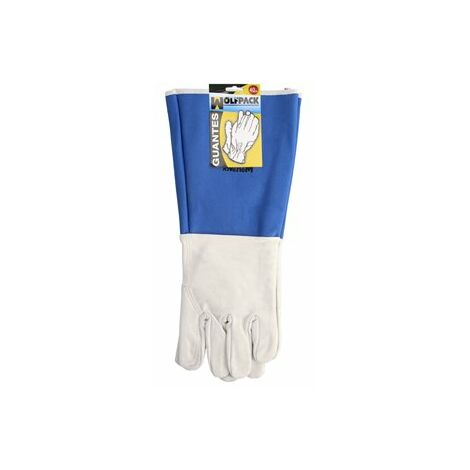 Gants de protection en cuir croûte gris - Gant de travail