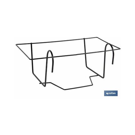 Support pour jardinière 900015521 Fleur d'Oranger Noir 50x21,5x16cm
