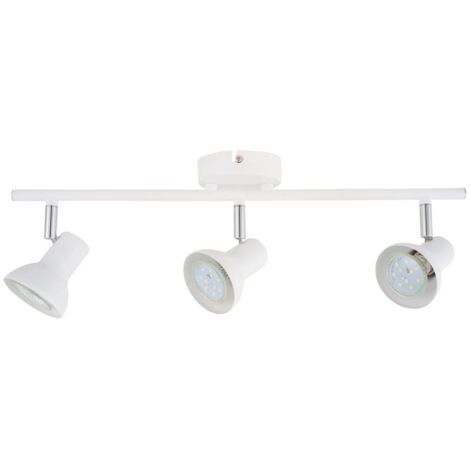 Spot de plafond linéaire triple série Kaitola GU10 blanc (1/2)