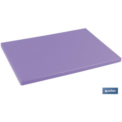 Planche à découper violette 40x30x1,5 cm. Modèle Bresa