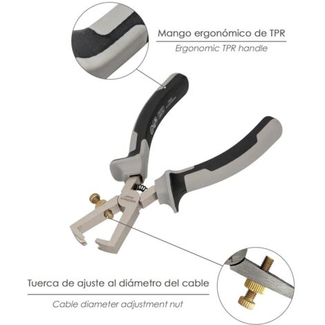 Pince à Becs Perroquet 7 Positions, 25 Cm, En Acier Au Chrome Vanadium Avec Manche Ergonomique En Pvc 90189852