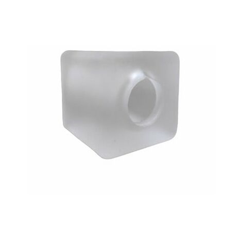 Abat-jour en verre carré MATE MINICUBO 4,5x5 cm avec une ouverture de 2 cm