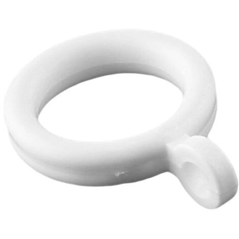 Anneau de rideau rond blanc (100 unités) (1/2)
