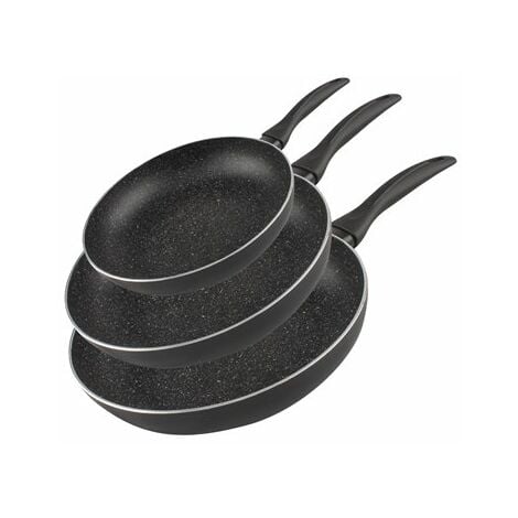 TAINO poêle wok fonte Ø 33 cm poêle wok asian pan cast iron noir
