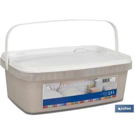 Peinture Plastique Grise Monocouche 2,5 L (1/4)