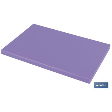 Planche à découper violette 30x20x1,5 cm. Modèle Bresa