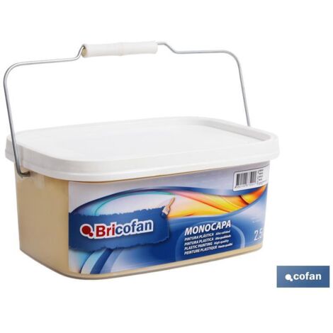 Peinture plastique monocouche beige (2,5 Lt) (1/4)