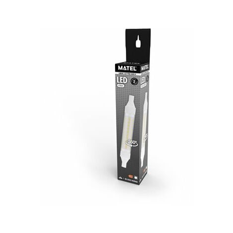 Ampoule led linéaire Matel 118mm r7s 8w froide