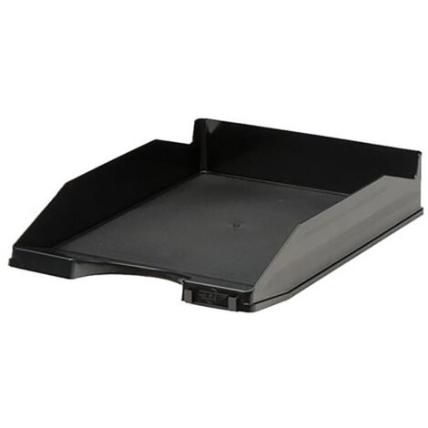 Plateau de table empilable noir Faibo 93 350x250x65mm (1/2)