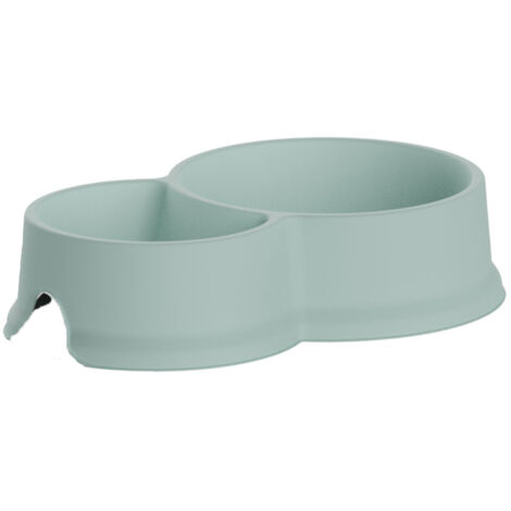 Capdes PLASTIKEN Double Mangeoire 0,3 et 0,65L Couleur Menthe 20144 HOMME (1/2)