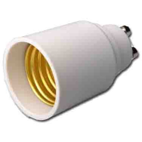 Adaptateur Douille GU10 Vers E27 - Convertisseur Culot Ampoule LED - Pour Lampes Et Spots