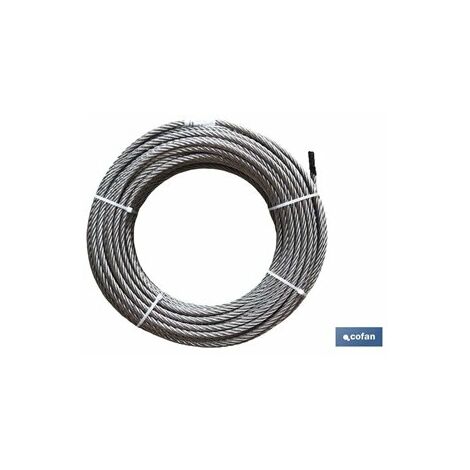 Rouleau de câble galvanisé 100M 2mm D-1770 6x7+1