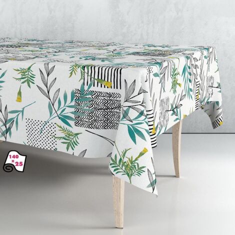 Rouleau de toile cirée mix nappe Exma 140cm x 25m (1/3)