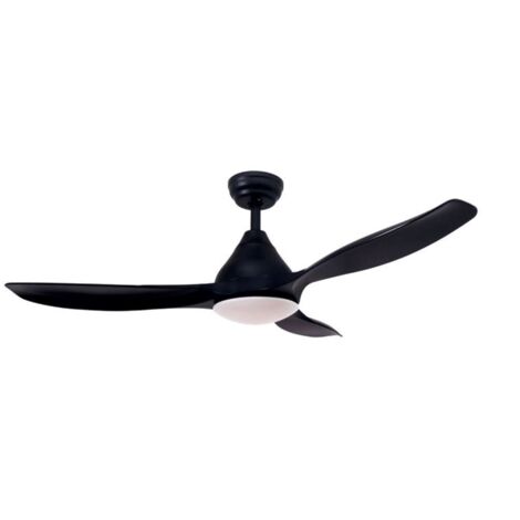 Ventilateur DC Tornado Blanc 5xe27 107d 3 Pales Déployables 6 Vitesses Avec Telecommande Et Minuterie 91872012