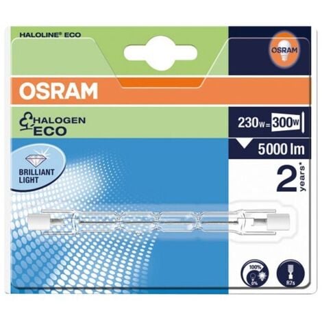 Fatteryu R7S Ampoule Halogène Linéaire 100 W/150 W/500 W 78 Mm/118 Mm Double Extrémité AC 220-240 V