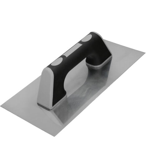 Truelle professionnelle en acier inoxydable avec manche lisse en polypropylène 300x150 mm. (1/5)