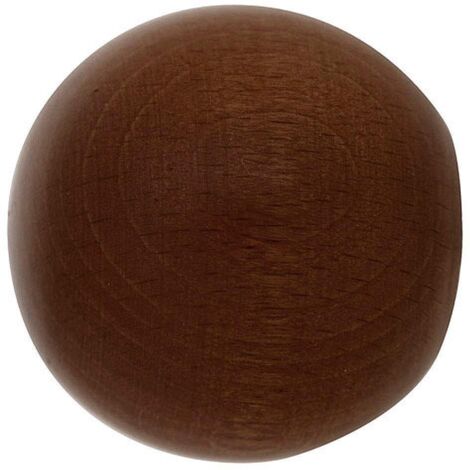 Sphère terminale en bois 20x40 mm. Noyer