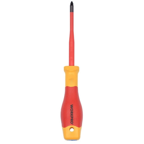 Tournevis Isolé Pozi (fin) Pz1x80mm Workpro (1/3)
