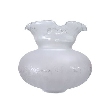 Tulipe en verre Córdoba transparent 16x15cm ouverture 5cm
