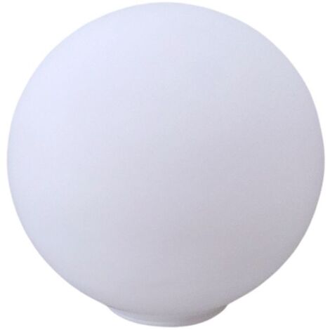 EDM Lampshade En Verre Ronde Ambre Mat 14cm Avec Ouverture 4