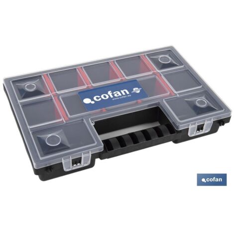 Mallette organisateur 20 compartiments 344 x 249 x 50 mm